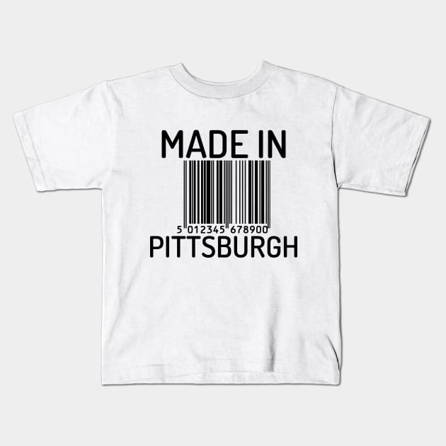 Made in Pittsburgh Kids T-Shirt by 9 Turtles Project